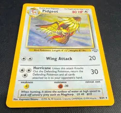 POKEMON TCG PIDGEOT 8/64 JUNGLE RARE HOLO VERY GOOD CONDITION NO PLAY - Image 2