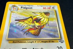 POKEMON TCG PIDGEOT 8/64 JUNGLE RARE HOLO VERY GOOD CONDITION NO PLAY - Image 3
