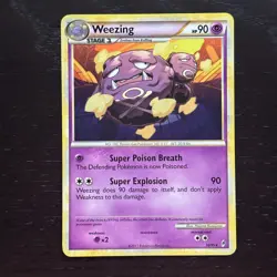 Weezing 38/95 Pokemon Call of Legends HS Regular Rare Card LP/MP - Image 1