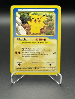 Pokemon 2004 Pikachu Blackhole Rare Card Funskool India Edition - Image 1
