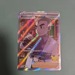 Pokemon TCG Professor's Research (Full Art) Celebrations 024/025 Ultra Rare NM - Image 1