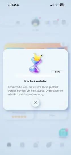 TCG Pokemon Pocket Account - 5250+ Pack Hourglass / Boosterstundenglas - Image 1