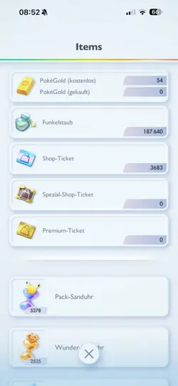 TCG Pokemon Pocket Account - 5250+ Pack Hourglass / Boosterstundenglas - Image 2