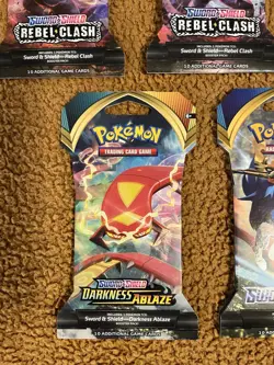 Lot Of 5 Pokemon Sword And Shield Rebel Clash Darkness Ablaze Factory Sealed - Image 4