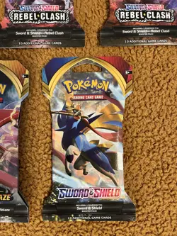 Lot Of 5 Pokemon Sword And Shield Rebel Clash Darkness Ablaze Factory Sealed - Image 5