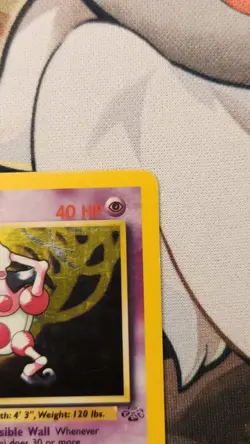 Pokemon TCG Mr. Mime Jungle 6/64 Holo Unlimited Holo Rare - Image 3