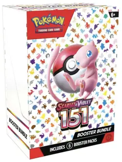 Pokemon TCG Scarlet & Violet 151 Booster Bundle - 6 Sealed Booster Packs, InHand - Image 1