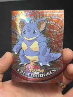 2000 POKEMON TOPPS CHROME SERIES 1 SPECTRA NIDOQUEEN #31 LP/NM - Image 2