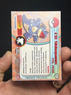 2000 POKEMON TOPPS CHROME SERIES 1 SPECTRA NIDOQUEEN #31 LP/NM - Image 3