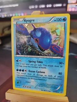 Pokemon TCG Kyogre 53/160 Deck Exclusive Holo Rare Cracked Ice Holo 2015 NM - Image 3