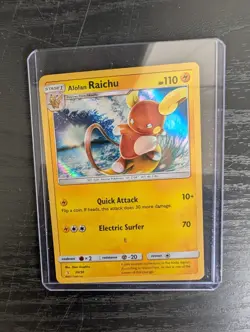 Alolan Raichu Holo Pokemon Sun And Moon #30 2017. NM Holographic 30/30 - Image 1