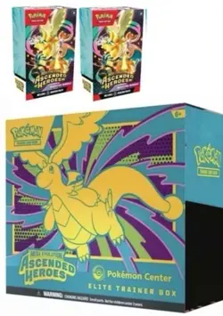 Ascended Heroes 1 Pokemon Center ETB + 2 Booster Bundle CONFIRMED PRESALE - Image 1