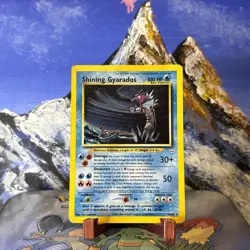 Shining Gyarados - 65/64 Pokemon Neo Revelation - Holo ✨ HP / Damaged - Image 1