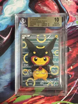 Pokemon - Pikachu Rayquaza Poncho 231-XY Promo BGS 10 PRISTINE Pop 64 Not Psa 10 - Image 1