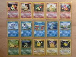 Pokemon Karten Sammlung - Vintage Karten ~ Base Set / Basis-Set + Neo Genesis NM - Image 1