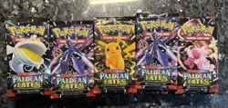 Pokemon TCG Scarlet Violet Paldean Fate Factory Sealed Booster Pack Lot Of 55 - Image 1