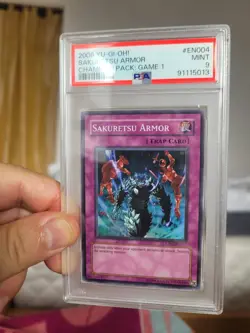 PSA 9 - YUGIOH - 2006 - CP01-EN004 - SAKURETSU AMOR- SUPER RARE - Image 1