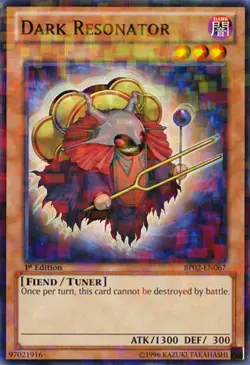 YUGIOH - Dark Resonator - BP02-EN067 - Mosaic Rare - 1st Edition - NM - FLAT RAT - Image 1
