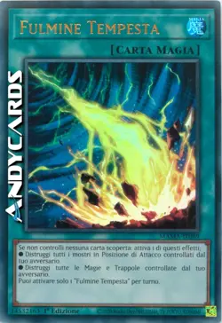 FULMINE TEMPESTA • (Lightning Storm) • Ultra R SP • MAMA IT089 • 1Ed • Yugioh! - Image 1