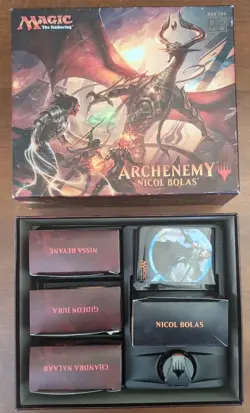 MTG Magic Archenemy Nicol Bolas Factory Sealed Box Set 4 60-Card Decks 20 Scheme - Image 1
