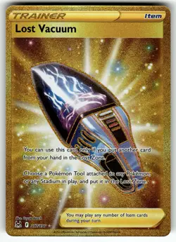 Lost Vacuum (Secret) 217/196 SWSH11: Lost Origin NM Pokemon Card TCG - Image 1