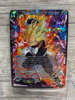 SS Vegeta Burst of Strength Promo Dragon Ball Super Card Game P 401 PR Z - Image 1