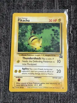 Pokemon Trading Card Pikachu Promo 27 - Image 1