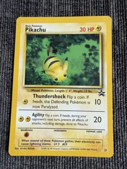 Pokemon Trading Card Pikachu Promo 27 - Image 3