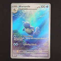 Pokemon TCG Card Wartortle 171/165 S&V 151 Illustration Rare *English* - NM - Image 1