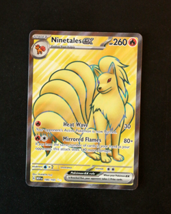 Pokemon Card TCG - Ninetales EX 186/165 - S&V 151 English - Ultra Rare - NM ⭐ - Image 1