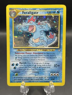 Feraligatr 5/111 Holo Rare Neo Genesis Set Pokemon Card HP - Image 1