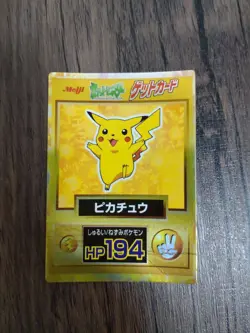 Meiji Get Card Pikachu Pokemon Card Japanese - Image 1
