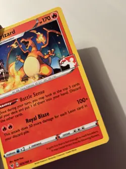 Pokemon TCG Charizard 025/165 Vivid Voltage Prize Pack Series Card MP - Image 3