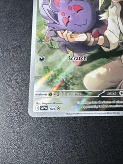 Pokemon TCG Journey Together N's Zorua #189 Holo Promo Card - Image 2