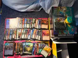 Final Fantasy X Magic The Gathering Cards Lot Chocobo tracks lands 142 Cards - Image 1
