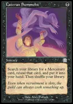Cateran Summons -Foil Medium Play MTG Mercadian Masques - Image 1