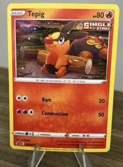 TEPIG SWSH172 Black Star Holo Single Strike Stamped Promo Pokemon Card - Image 1