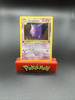 POKEMON ECTOPLASMA (GENGAR) FRENCH HOLO CARD 5/62 - 1st Edition - LP/MP - Image 1