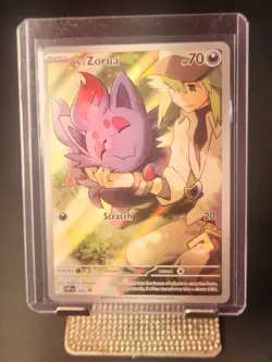 N's Zorua 189 SV Scarlet & Violet Journey Together Black Star Promo Pokemon card - Image 1