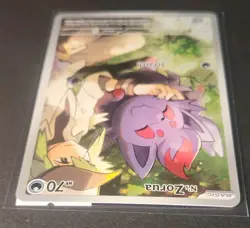 N's Zorua 189 SV Scarlet & Violet Journey Together Black Star Promo Pokemon card - Image 2