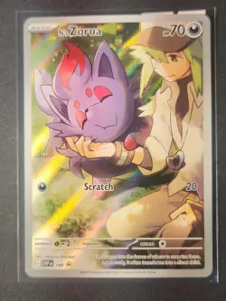 N's Zorua 189 SV Scarlet & Violet Journey Together Black Star Promo Pokemon card - Image 4