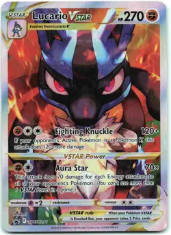 Lucario VSTAR Promo SWSH: Sword & Shield Promo Cards SWSD Fighting Holo SWSH291 - Image 1