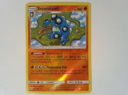 Seismitoad 117/236 Cosmic Eclipse Reverse Holo Rare Pokemon Card CE - Image 1