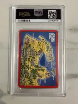 1996 Japanese Bandai Carddass Vending Charizard #000 Town Map Pokemon Card PSA 4 - Image 2