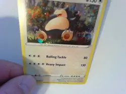 Snorlax 140/202 - Pokemon TCG Sword & Shield Base Set Promo Holo Rare Card SNORE - Image 2