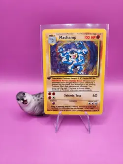 Machamp 008/102 Pokemon TCG Deck Exclusives Holo Vintage Card First Edition - Image 1