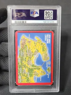 1996 Pokemon Blastoise Town Map #156 Bandai Carddass Graded Pokemon Card PSA 6 - Image 4