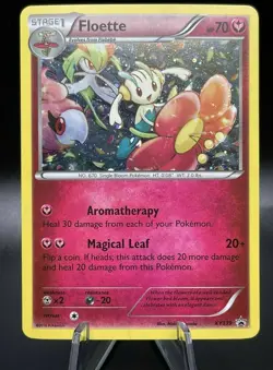 Floette XY139 HOLO RARE Black Star Promo Pokemon Card AROMATHERAPY ABILITY - Image 1