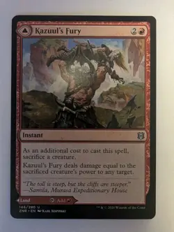 Kazuul's Fury/Kazuul's Cliffs Zendikar Rising - MTG - Image 1