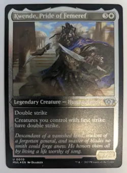 Kwende, Pride of Femeref (Foil Etched) March of the Machine: Multiverse Legends - Image 1